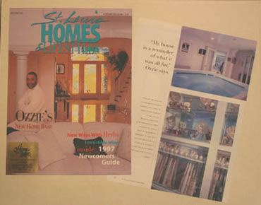 STL Homes and Lifestyles Magazine Cover with Ozzie Smith